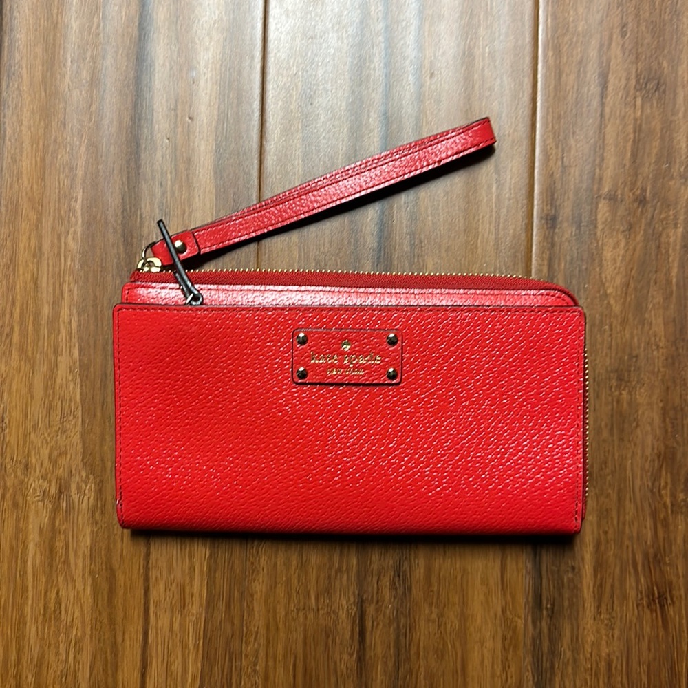 Kate Spade cherry red wallet